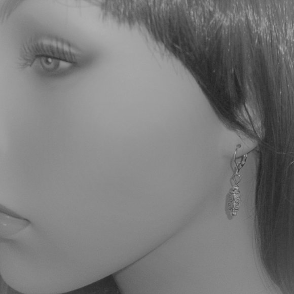 Earring, Silver Earring, Minimalist Earring, Silver Earring Set, Earring D101 - Picture 7 of 9